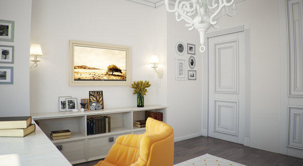 Фото из портфолио Современная классика в светлых тонах – фотографии дизайна интерьеров на INMYROOM