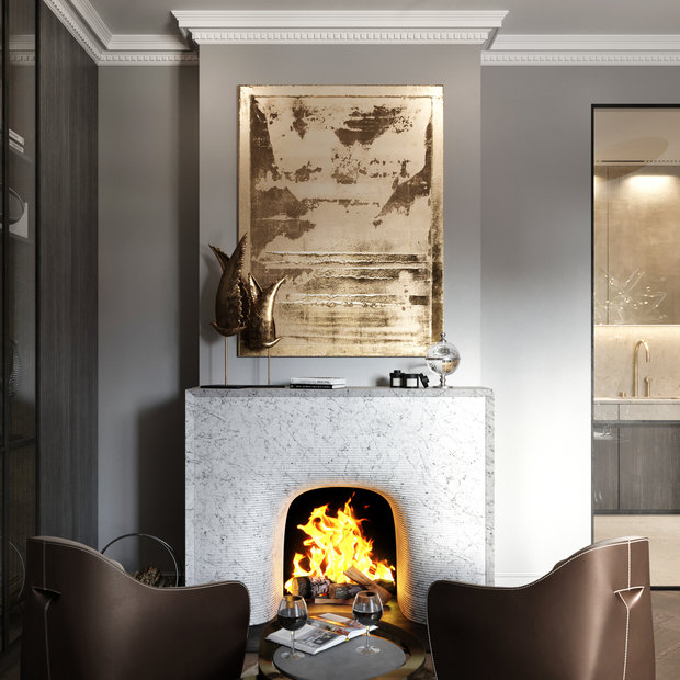 Фотография: Гостиная в стиле Эклектика, Архитектура, Планировки, Тема месяца, недвижимость, Монолитный дом, Москав, Павел Железнов, ЖК "Береговой", Обзор ЖК, Выбор квартиры, Главстрой – фото на INMYROOM