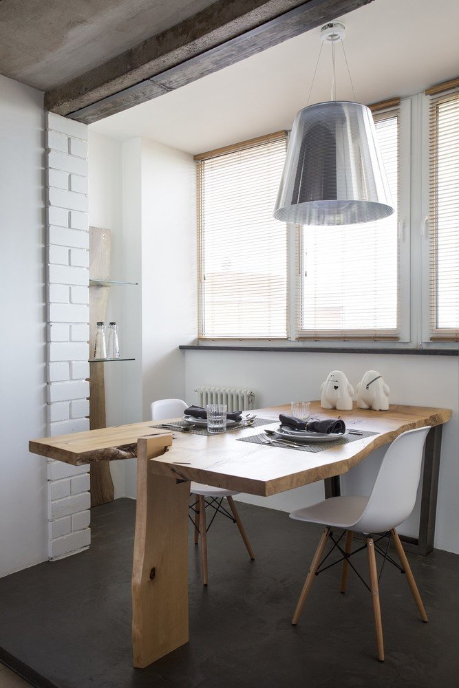 Фотография: Кухня и столовая в стиле Лофт, Квартира, Студия, Проект недели, Москва, Дмитрий Жигалев, Сергей Бахарев, 60-90 метров, «Однушечка», Екатерина Аверкина – фото на INMYROOM Фотография: Кухня и столовая в стиле Лофт, Квартира, Студия, Проект недели, Москва, Дмитрий Жигалев, Сергей Бахарев, 60-90 метров, «Однушечка», Екатерина Аверкина – фото на INMYROOM