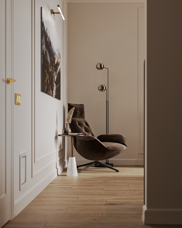 Фото из портфолио Дизайн-проект квартиры в ЖК «Avant (Авант)» в стиле неоклассика – фотографии дизайна интерьеров на INMYROOM