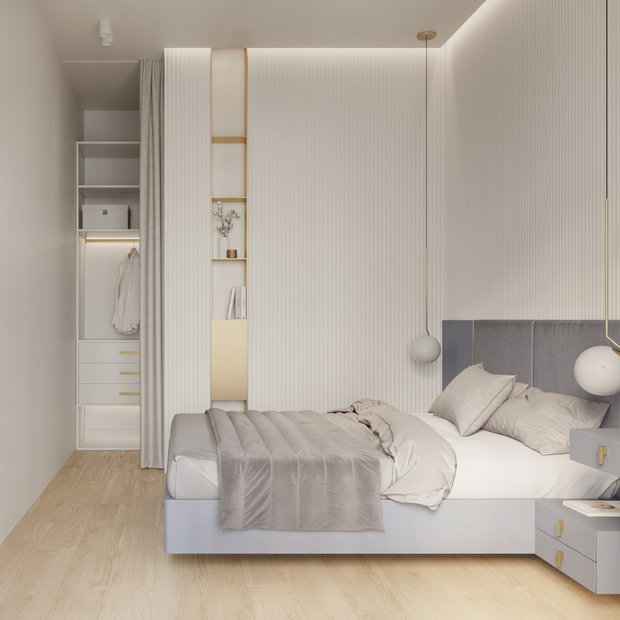 Фото из портфолио Из двушки в трешку. Квартира в Санкт-Петербурге, 52 м2 – фотографии дизайна интерьеров на INMYROOM