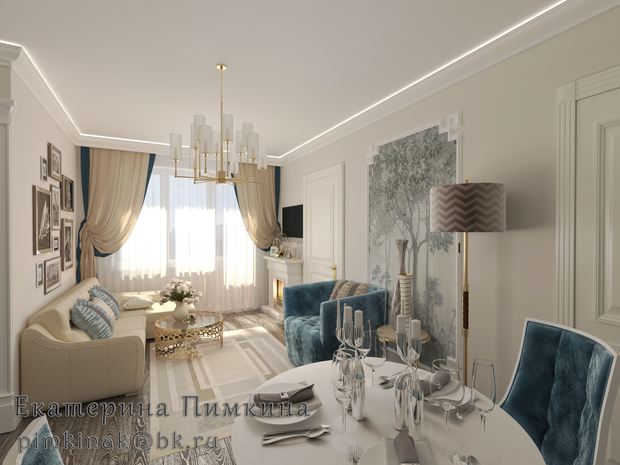 Фото из портфолио Благородная классика – фотографии дизайна интерьеров на INMYROOM