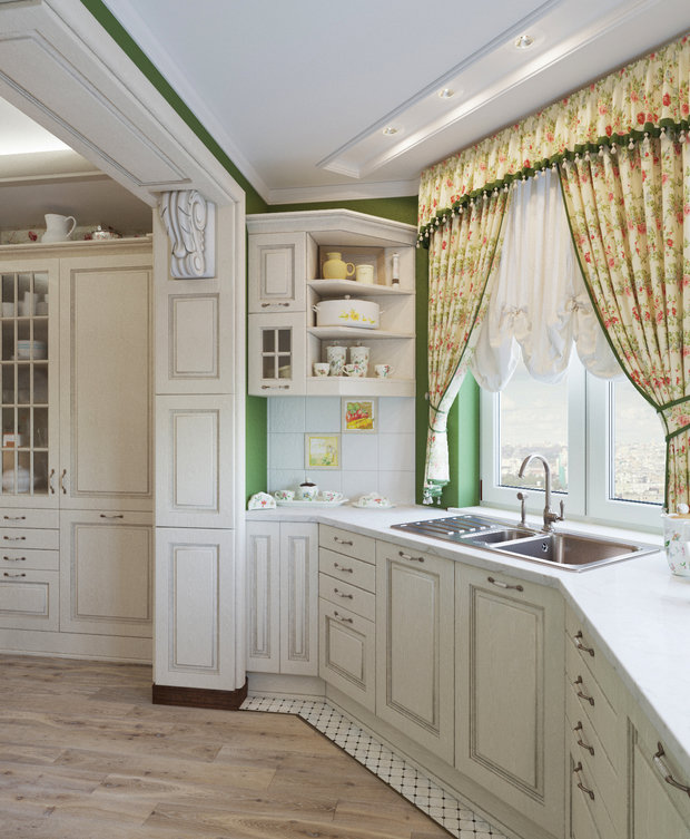 Фото из портфолио Дизайн Квартиры 49м2 с учетом законов Васту – фотографии дизайна интерьеров на INMYROOM