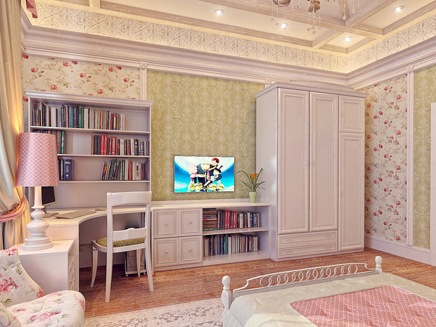 Фото из портфолио Розовый сад – фотографии дизайна интерьеров на INMYROOM