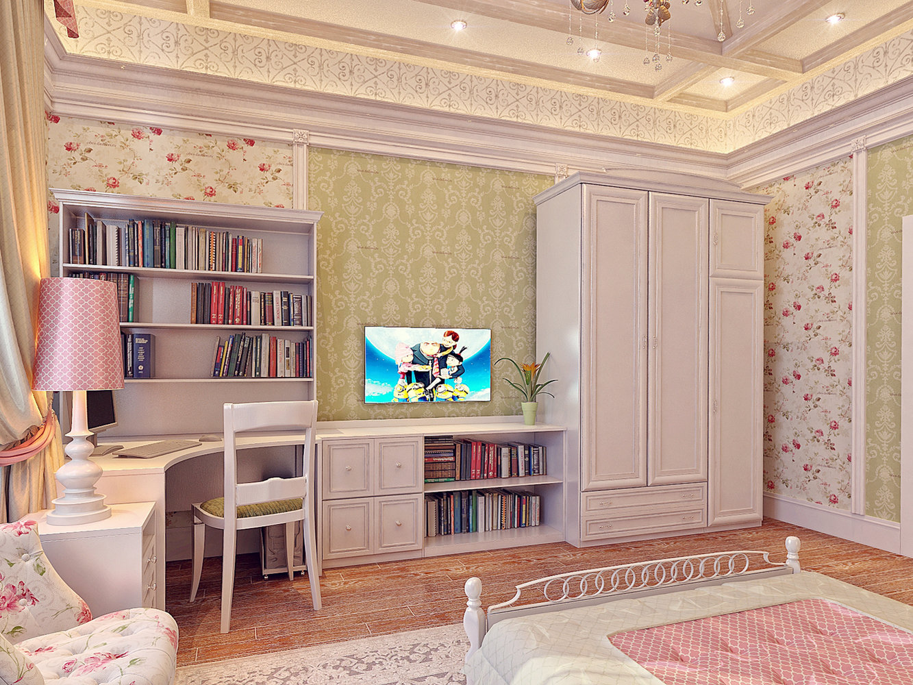 Фото из портфолио Розовый сад – фотографии дизайна интерьеров на INMYROOM Фото из портфолио Розовый сад – фотографии дизайна интерьеров на INMYROOM