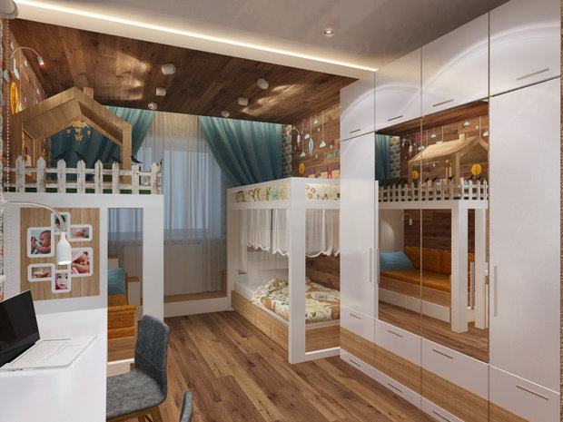 Фото из портфолио Дизайн детских. – фотографии дизайна интерьеров на INMYROOM