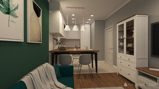 Фото из портфолио Изумрудный – фотографии дизайна интерьеров на INMYROOM