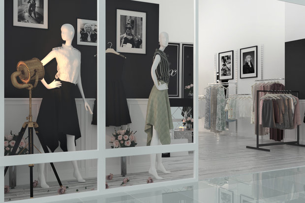 Фото из портфолио WOMEN'S CLOTHING STORE | HOLLYWOOD HISTORY – фотографии дизайна интерьеров на INMYROOM