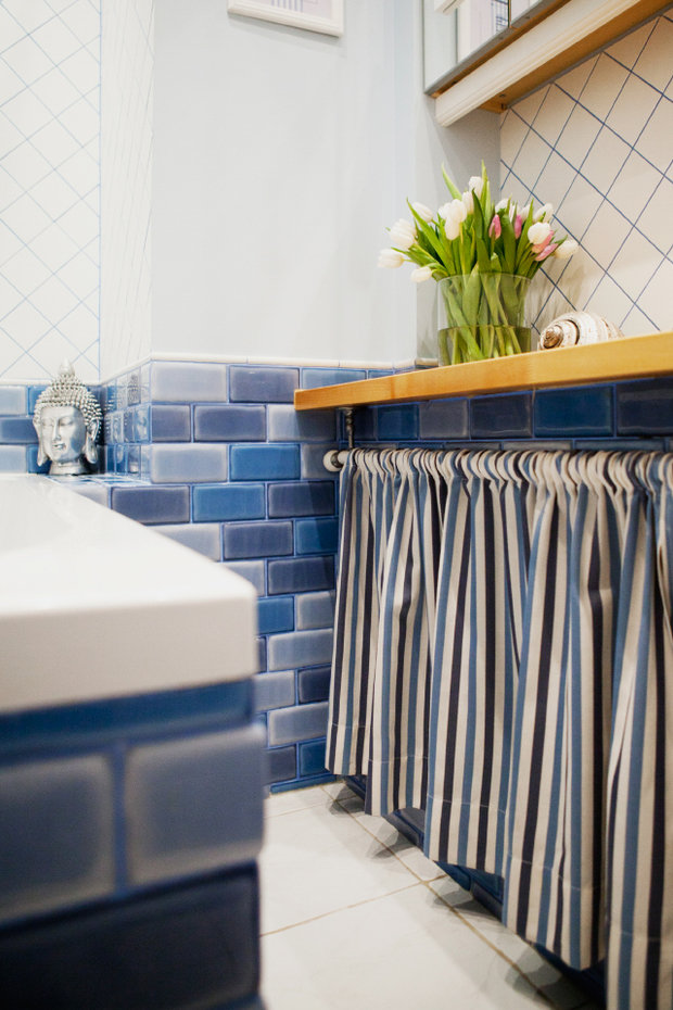 Фотография: Ванная в стиле Эклектика, DIY, Квартира, Дома и квартиры, IKEA – фото на INMYROOM