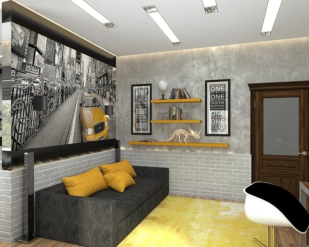 Фото из портфолио Комната для мальчиков-подростков – фотографии дизайна интерьеров на INMYROOM