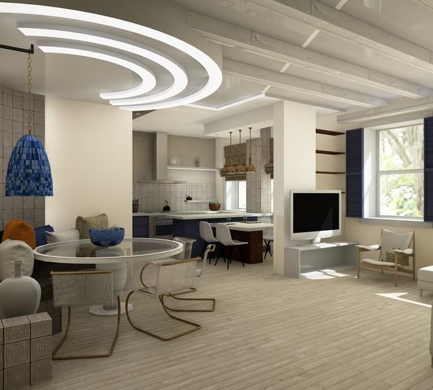 Фото из портфолио Средиземноморье - дизайн проект квартиры – фотографии дизайна интерьеров на INMYROOM