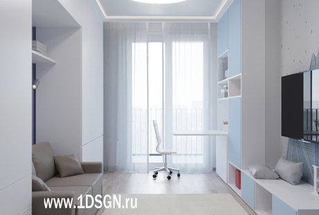 Дизайн интерьера Детская в квартире г. Санкт-Петербург