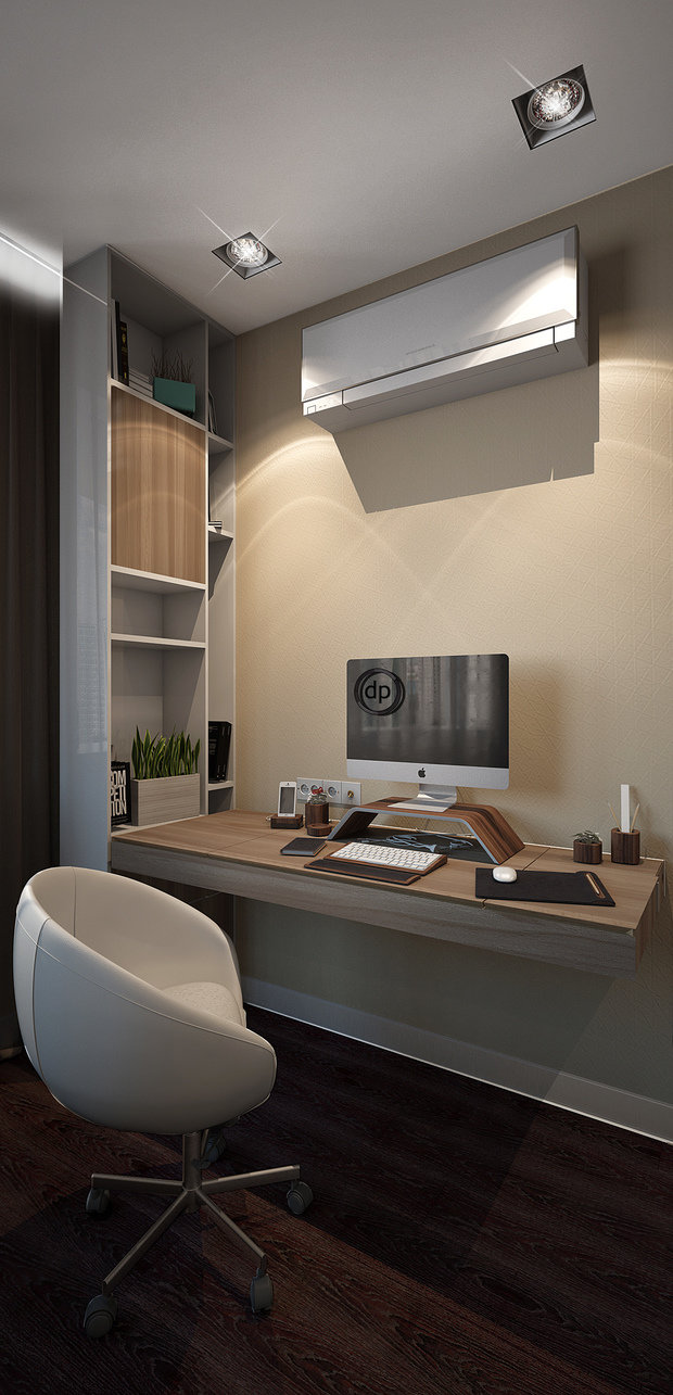 Фото из портфолио Семейный минимализм. Игра цвета. – фотографии дизайна интерьеров на INMYROOM