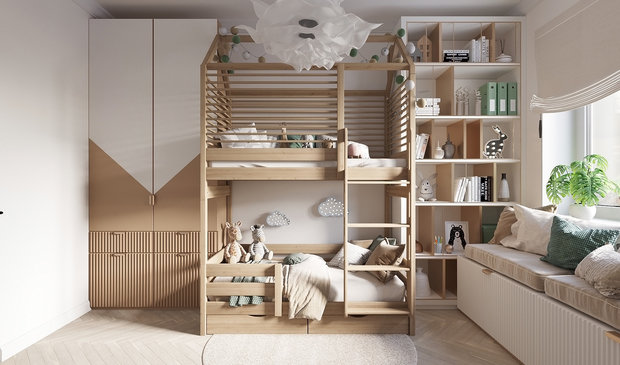 Фото из портфолио Детская комната в современном стиле – фотографии дизайна интерьеров на INMYROOM