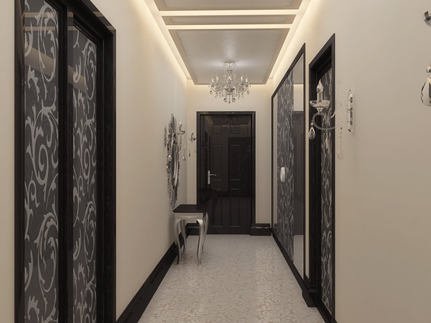 Фото из портфолио Черно-белое кино – фотографии дизайна интерьеров на INMYROOM