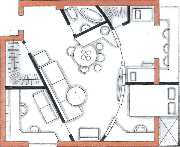 Фото из портфолио Мои перепланировки – фотографии дизайна интерьеров на INMYROOM