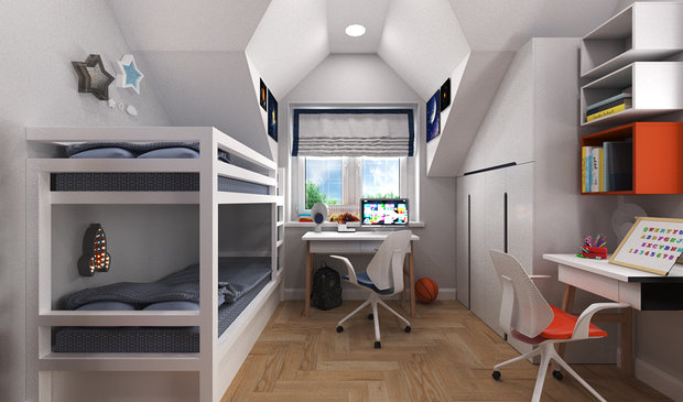 Фото из портфолио Детская – фотографии дизайна интерьеров на INMYROOM