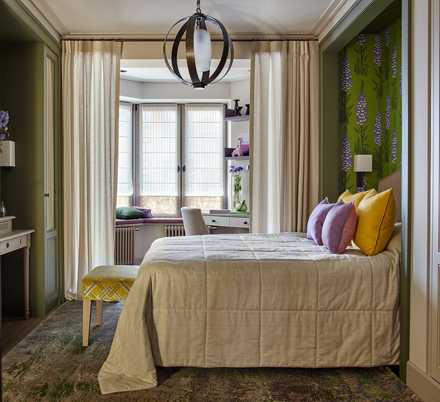 Фото из портфолио Квартира в Москве, "Времена года", 2015г – фотографии дизайна интерьеров на INMYROOM