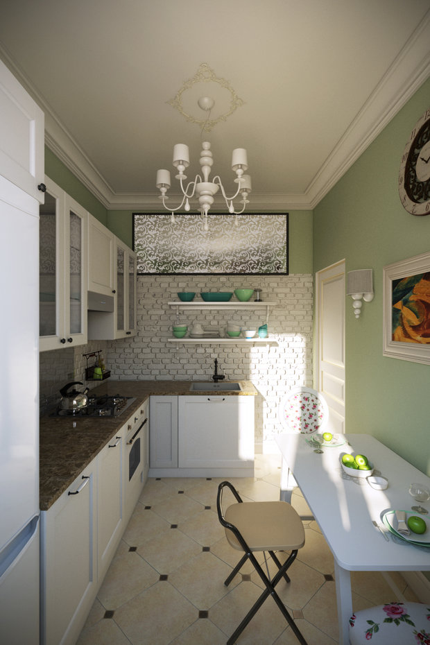 Фото из портфолио Дизайн проект квартиры на Ленинградском шоссе – фотографии дизайна интерьеров на INMYROOM