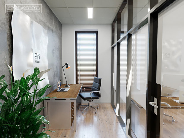 Фото из портфолио Дизайн интерьера офисного пространства для компании Ferrit Group – фотографии дизайна интерьеров на INMYROOM