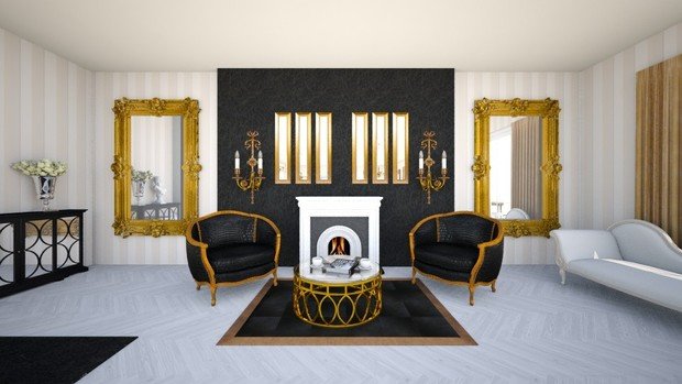 Фото из портфолио Гостиная в стиле ар-деко – фотографии дизайна интерьеров на INMYROOM