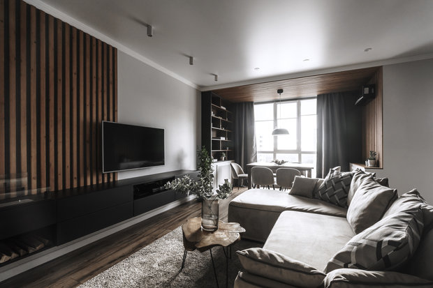 Фото из портфолио Двухуровневая квартира в г.Пенза – фотографии дизайна интерьеров на INMYROOM