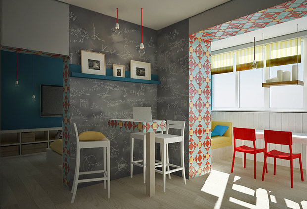 Фото из портфолио Любовь к синему – фотографии дизайна интерьеров на INMYROOM