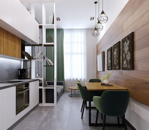 Фото из портфолио Дизайн-проект частной квартиры ЖК "Рассказово" 42,2 м² – фотографии дизайна интерьеров на INMYROOM