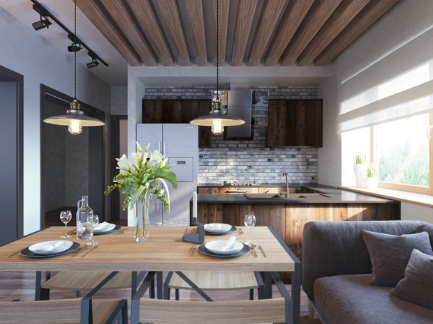 Фото из портфолио Дизайн-проект частного дома – фотографии дизайна интерьеров на INMYROOM