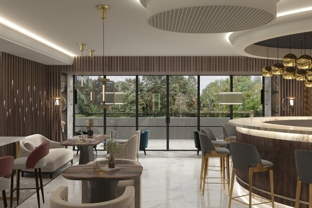 Фото из портфолио NEW STAR HOTEL. Lobby – фотографии дизайна интерьеров на INMYROOM