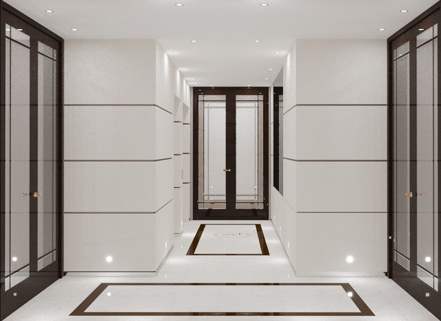 Фото из портфолио Входная зона и коридоры "Дома на Фрунзенской" – фотографии дизайна интерьеров на INMYROOM