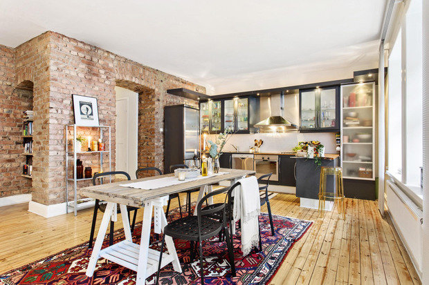 Фото из портфолио КИРПИЧНАЯ СТЕНА В ИНТЕРЬЕРЕ : ЭФФЕКТНАЯ, ОРИГИНАЛЬНАЯ, СТИЛЬНАЯ – фотографии дизайна интерьеров на INMYROOM