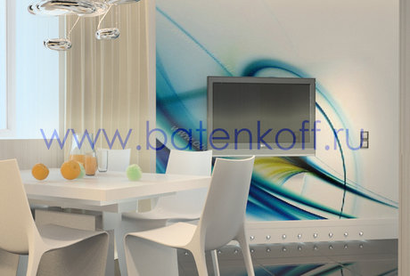  Дизайн проект кухни в современном стиле от дизайн студии Батенькофф 