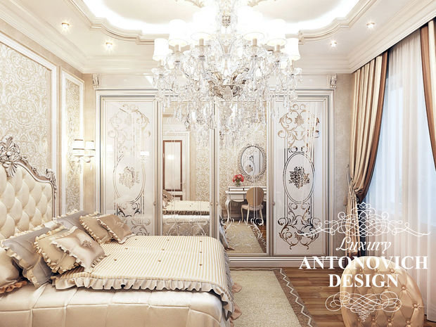 Фото из портфолио Дизайн спальни. Уютная классика  – фотографии дизайна интерьеров на InMyRoom.ru