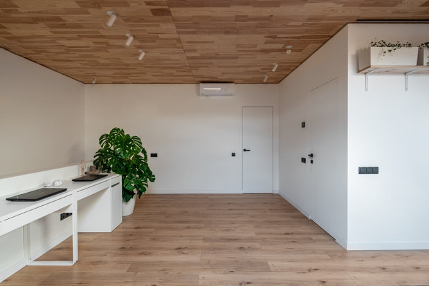 Фотография: Кабинет в стиле Минимализм, Скандинавский, Квартира, Украина, Проект недели, 2 комнаты, 60-90 метров, Lauri Brothers – фото на INMYROOM