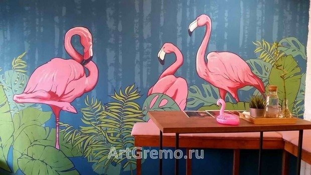 Фото из портфолио Роспись стен – фотографии дизайна интерьеров на INMYROOM