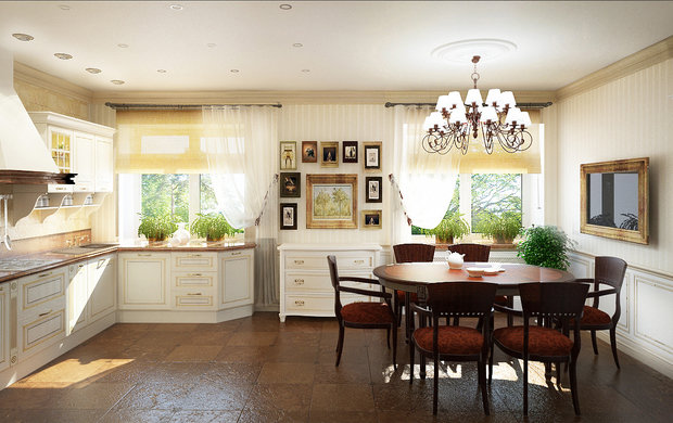 Фото из портфолио Частный жилой дом. Классика – фотографии дизайна интерьеров на INMYROOM