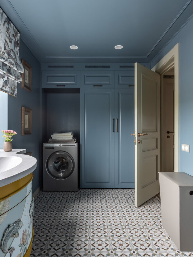 Фотография: Ванная в стиле Прованс и Кантри, Дом, Проект дня, Дом и дача, Кирпичный дом, 4 и больше, Более 90 метров, Башкортостан, Лилия Асфандиярова, прованс/винтаж – фото на INMYROOM