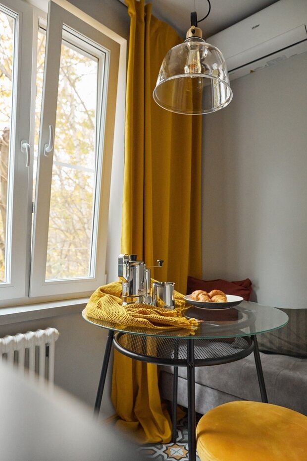 Фотография: Кухня и столовая в стиле Скандинавский, Современный, Проект недели, Москва, 3 комнаты, 40-60 метров, Ольга Коркина – фото на INMYROOM