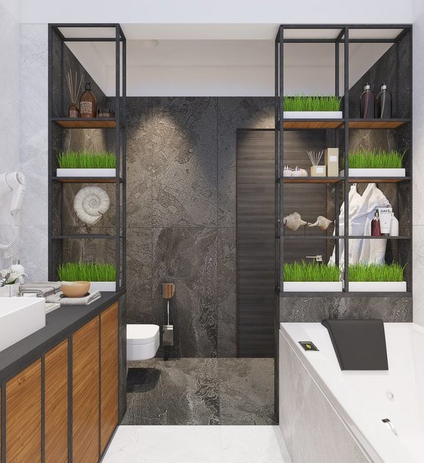 Фото из портфолио Камень, дерево и... – фотографии дизайна интерьеров на INMYROOM