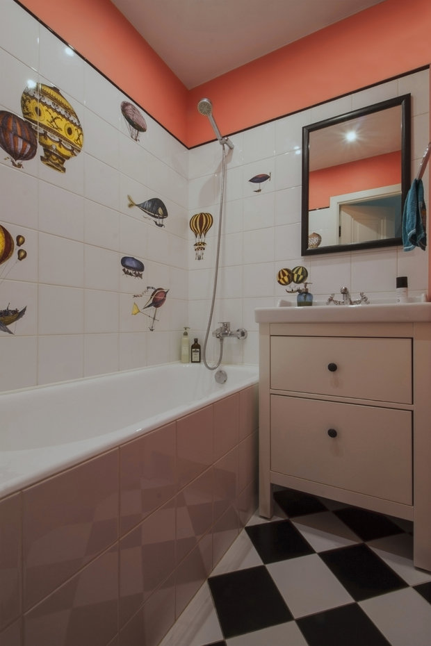 Фотография: Ванная в стиле Скандинавский, Квартира, Проект недели, Москва, Екатерина Чистова – фото на INMYROOM