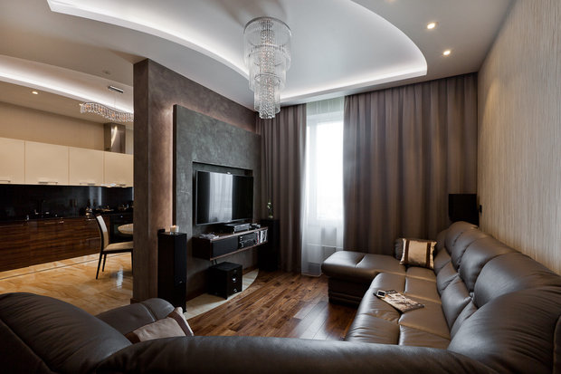 Фото из портфолио Джаз на 25 этаже – фотографии дизайна интерьеров на INMYROOM