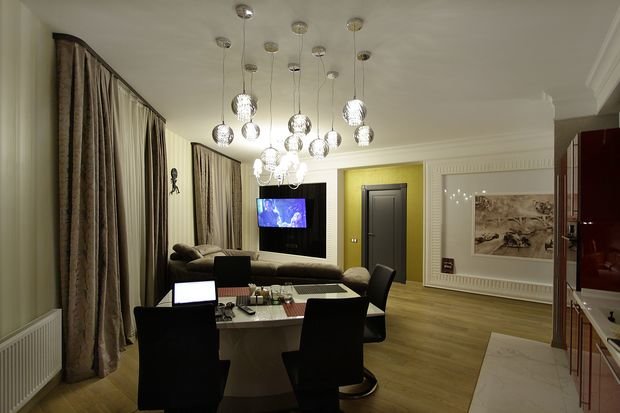 Фото из портфолио Яркий фьюжн у Живописного моста  – фотографии дизайна интерьеров на INMYROOM