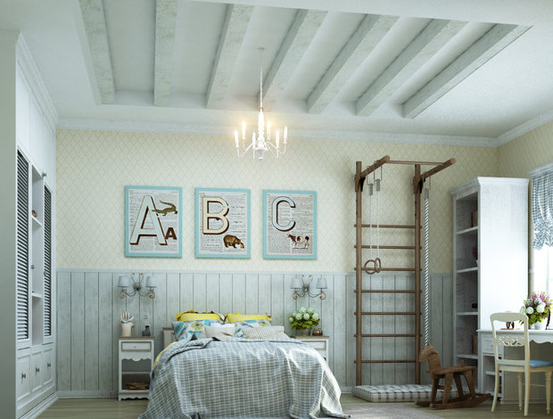 Фото из портфолио Три детских в стиле прованс – фотографии дизайна интерьеров на INMYROOM