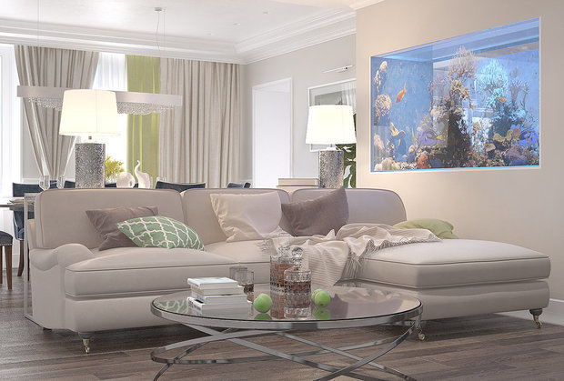 Фото из портфолио Квартира, 145 м2 – фотографии дизайна интерьеров на INMYROOM