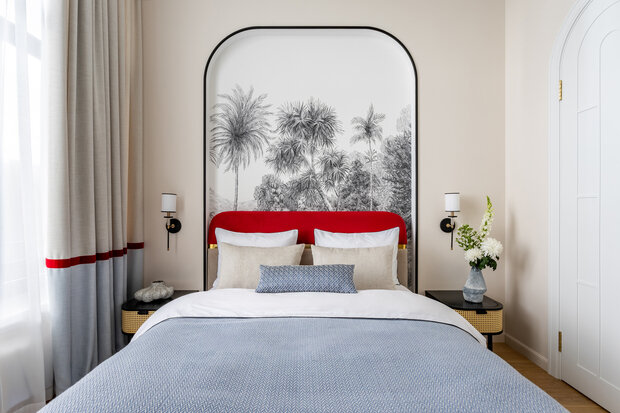 Фотография: Спальня в стиле Современный, Квартира, Проект дня, Москва, 4 и больше, Более 90 метров, Виктория Колесникова – фото на INMYROOM