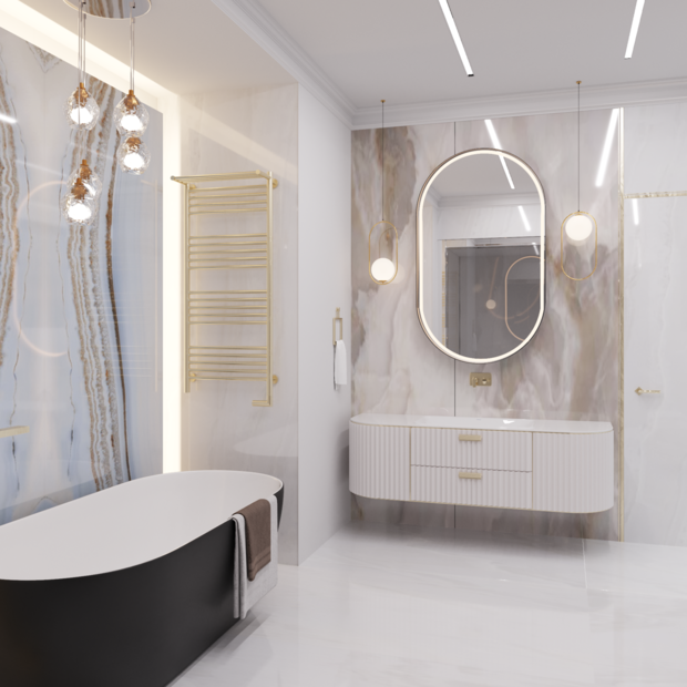 Фото из портфолио ЖК Петровский квартал на воде - 345 кв.метров – фотографии дизайна интерьеров на INMYROOM