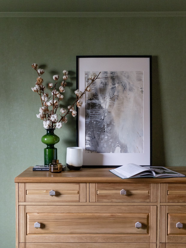 Фотография: Спальня в стиле Современный, Эко, Эклектика, Квартира, Проект недели, Москва, 1 комната, 40-60 метров, Светлана Куксова – фото на INMYROOM