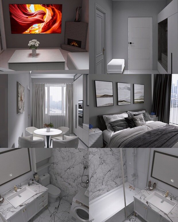 Фото из портфолио Мои работы📌 – фотографии дизайна интерьеров на INMYROOM