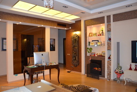 Трехкомнатная квартира 120 кв. м в современном стиле, в Москве